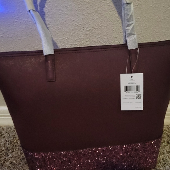 Kate Spade Cherrywood Greta Court Glitter Tote Bag - Picture 4 of 4